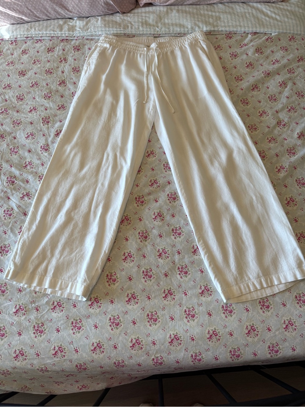 Old Navy wide leg linen pants